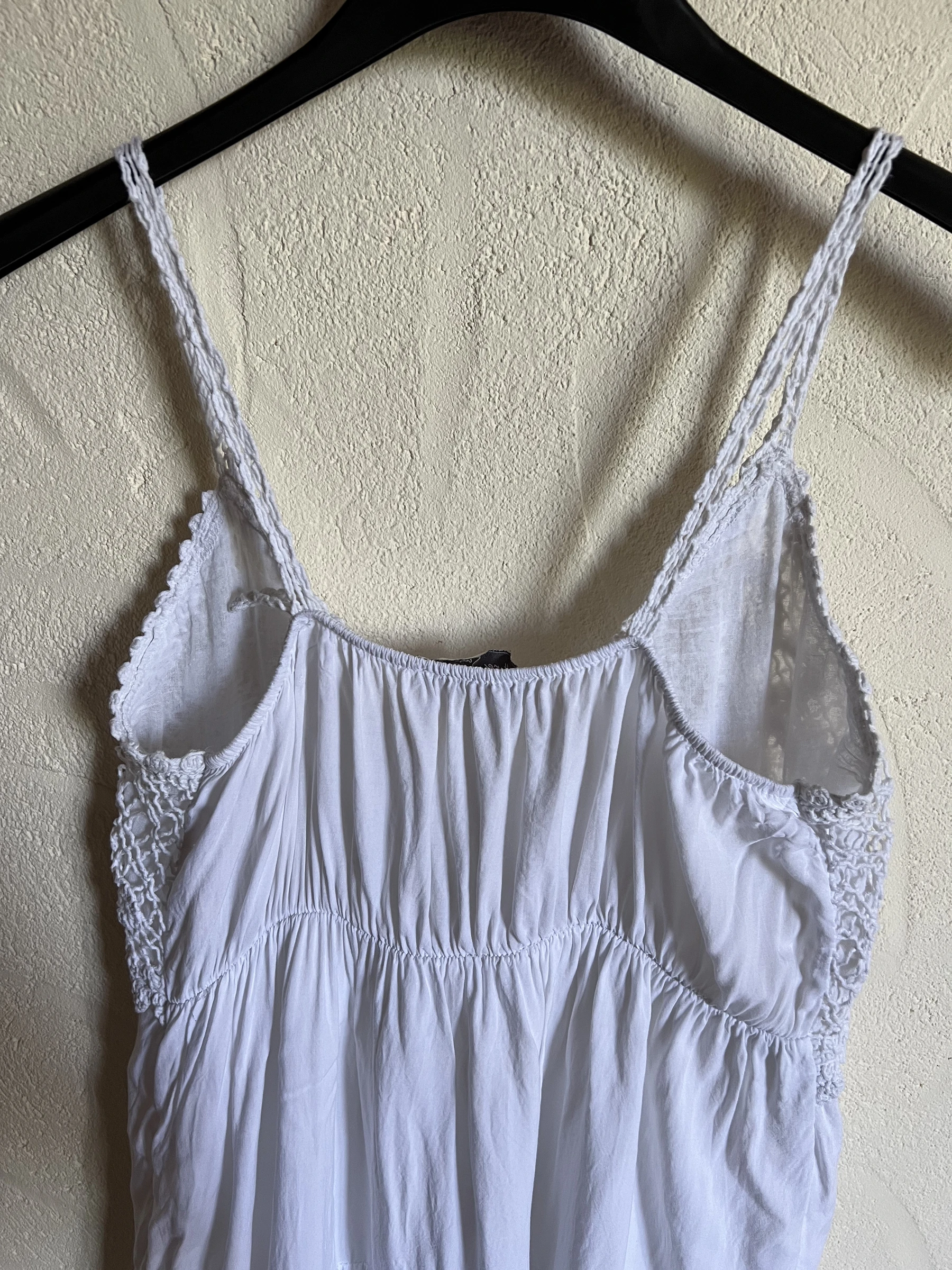 😍 White Bohemian Crochet Dress Culture Sud – One Size – Made in Italy – photo 12